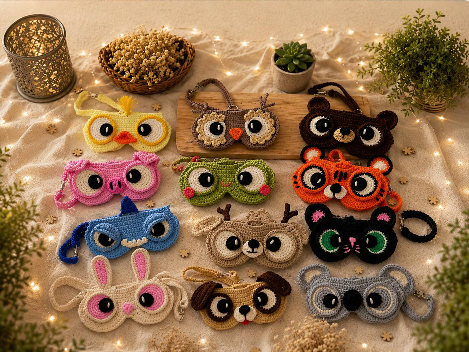12in1 Crochet Glasses Case Pattern